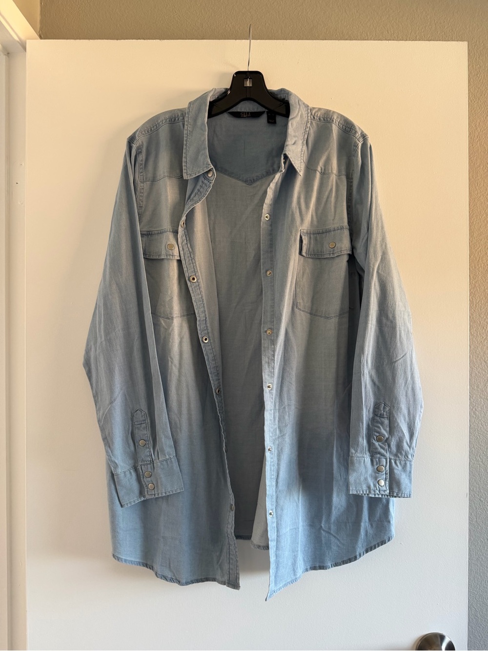 G.I.L.I. Light Blue Denim Shirt Jacket